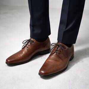 Stacy Adams 8.5 Classic Brown Leather Men's Oxfords & Derbys